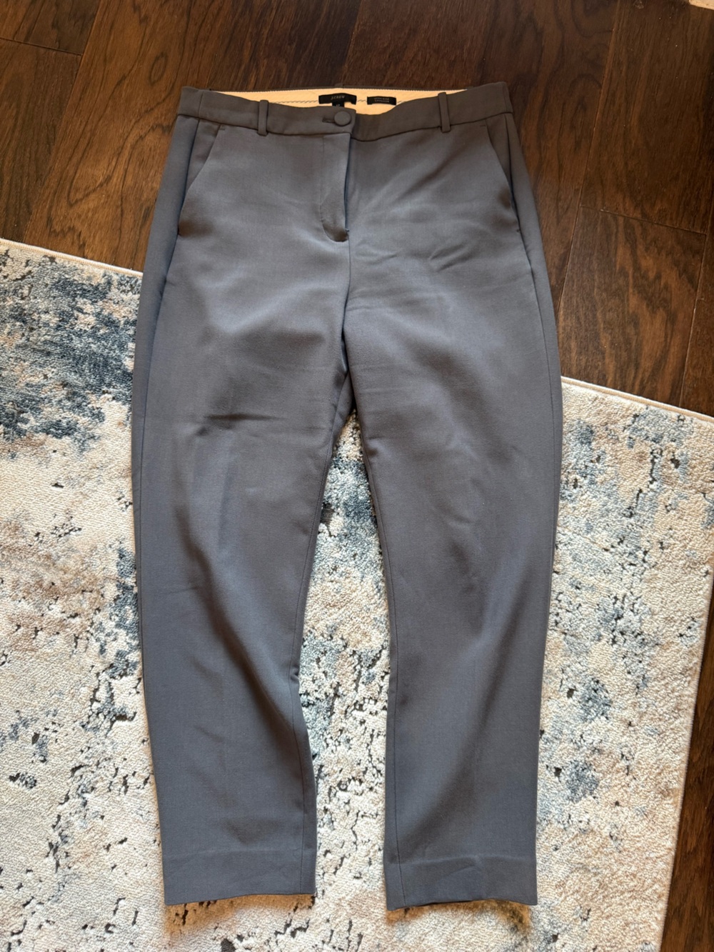 J. Crew Slate Gray High-Rise Cameron Pants